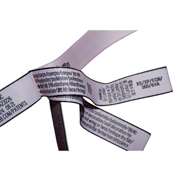 Victoria’s Secret Burgundy Lace Corset Top  XS Satin Hook Front NWT - Picture 4 of 4